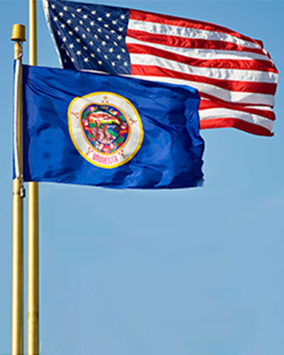 Flags or Flag Poles in a group